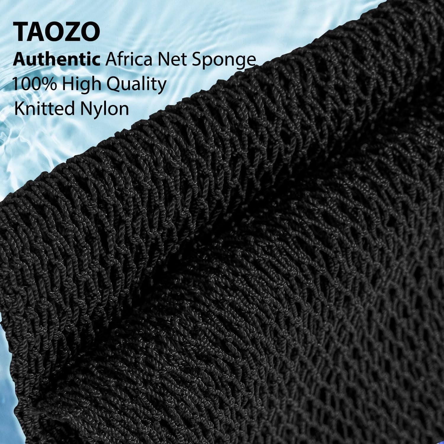 Experience the Ultimate Clean with the Authentic African Exfoliating Net Sponge - Long Lasting, Quick-Dry Bath Scrubber for All Body Areas