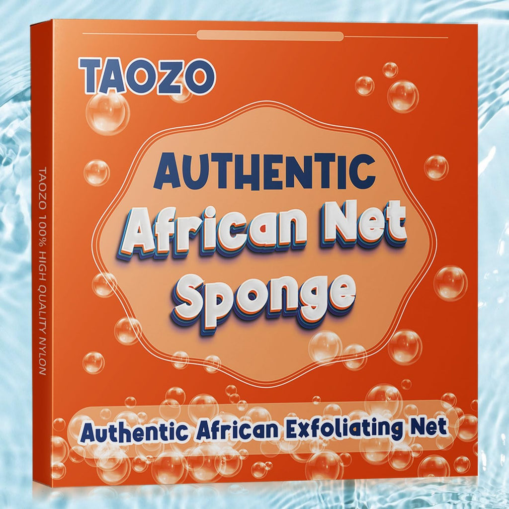 Experience the Ultimate Clean with the Authentic African Exfoliating Net Sponge - Long Lasting, Quick-Dry Bath Scrubber for All Body Areas