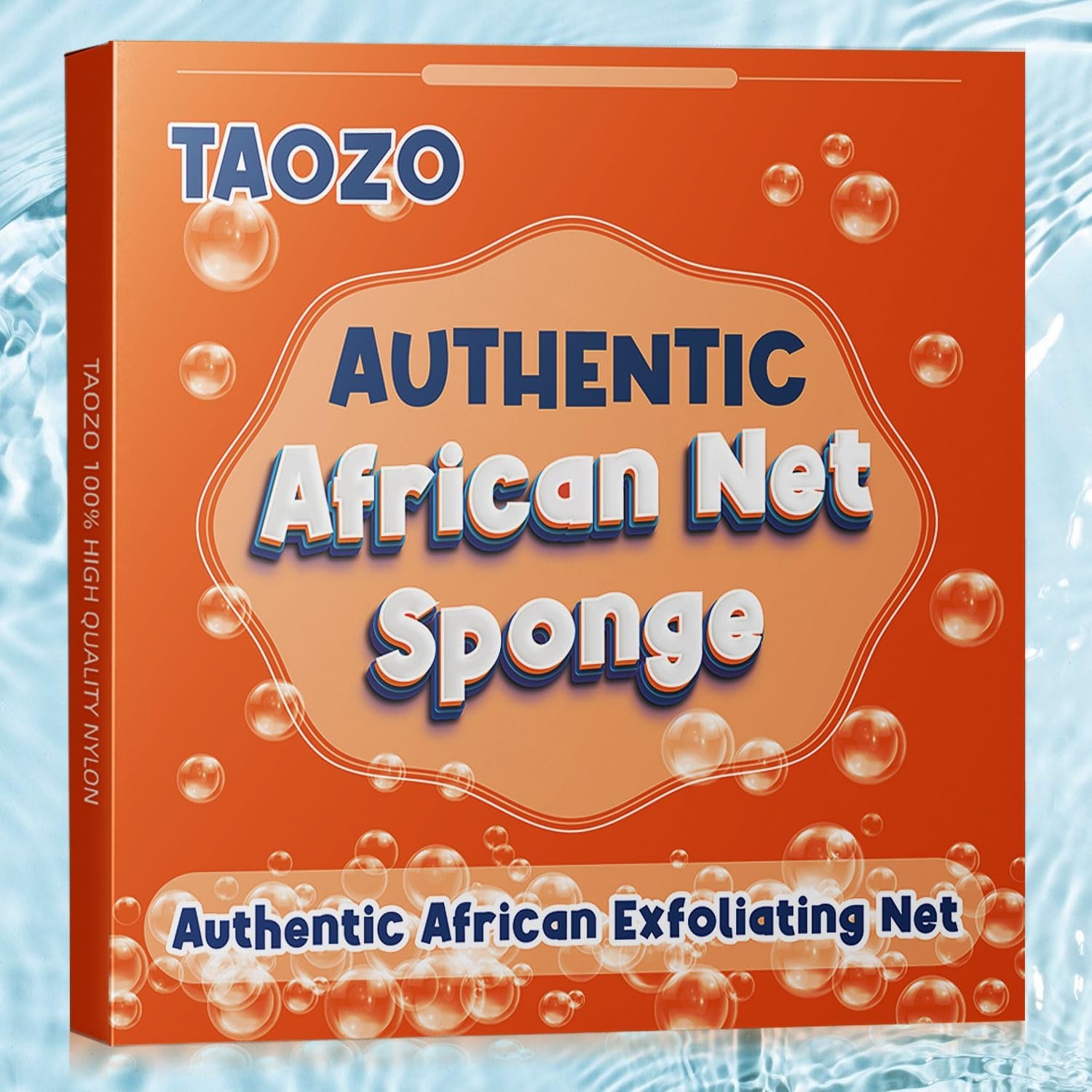 Experience the Ultimate Clean with the Authentic African Exfoliating Net Sponge - Long Lasting, Quick-Dry Bath Scrubber for All Body Areas